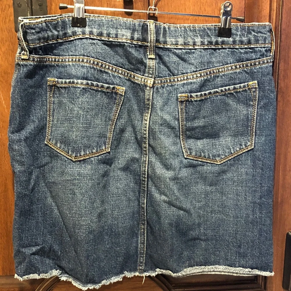 Old Navy Blue Denim Skirt